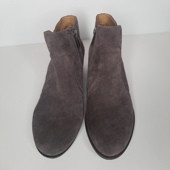 LUCKY BRAND NWOT Breck Gray Suede Bootie - Picture 7 of 8